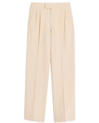 Valentino - Pleat Detailed Wide Leg Trousers - Lyst