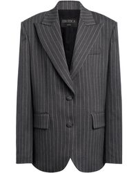 Dondup - Pinstripe-Pattern Peak-Lapels Jacket - Lyst
