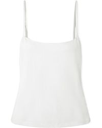 KHAITE - Cami Textured Jersey Tank Top - Lyst
