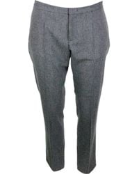 Fabiana Filippi - Embellished Straight Leg Trousers - Lyst