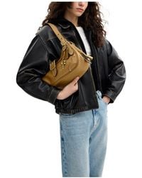 COACH - Solid Color Shoulder Bag - Lyst