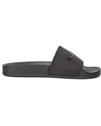 Balenciaga - Logo Flip-Flops - Lyst