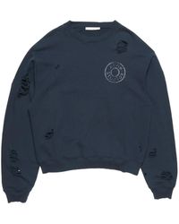 Acne Studios - Long-Sleeved Crewneck Sweatshirt - Lyst