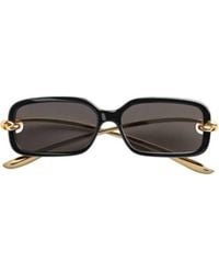 Bottega Veneta - Knot Rectangular Sunglasses - Lyst