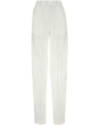 The Attico - The Straight Leg Pleated Trousers - Lyst