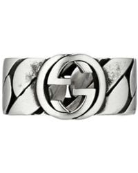 Gucci - Interlocking G Ring - Lyst