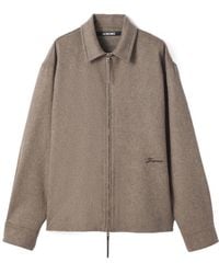 Jacquemus - Flash Zip-Front Shirt - Lyst