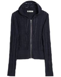 Our Legacy - Compact Hooded Knit Cardigan - Lyst