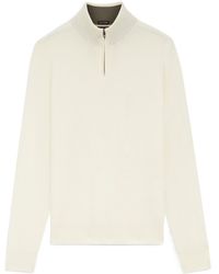 BOSS - Zip-Up Sweater - Lyst