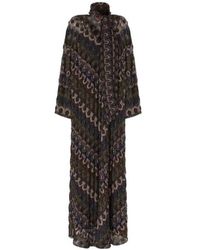 Missoni - Long Sleeve Dress - Lyst