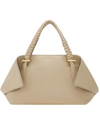 Ferragamo - Ferragamo Logo Printed Braided Handle Tote Bag - Lyst