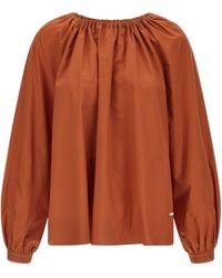 Marni - Long-Sleeved Boat Neck Blouse - Lyst