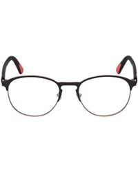 Moncler - Eyewear Oval Frame Glasses - Lyst