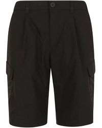 Herno - Elasticated Waistband Cargo Shorts - Lyst
