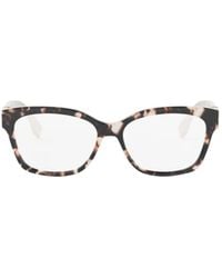 Fendi - Eyewear Squared Frame Glasses - Lyst