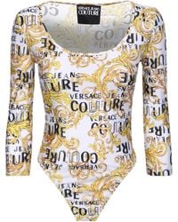 Versace Jeans Couture - Couture Baroque-Pattern Printed Top - Lyst