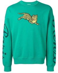 KENZO - Flying Tiger Embroidered Sweatshirt - Lyst