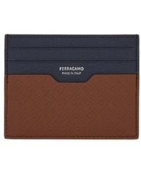 Ferragamo - Ferragamo Monogram Credit Card Holder - Lyst