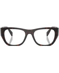 Prada - Eyewear Square Frame Glasses - Lyst