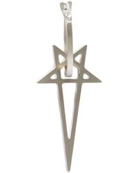 Rick Owens - Pentagram Earring - Lyst