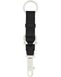Ferragamo - Ferragamo Logo Engraved Keyring - Lyst