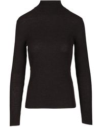 P.A.R.O.S.H. - High Neck Knitted Jumper - Lyst