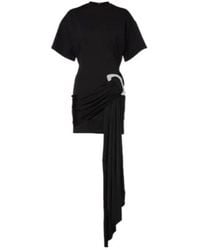 David Koma - Embellished Draped Jersey Minidress - Lyst