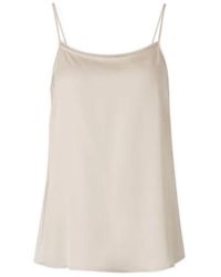 Peserico - Satin Square-Neck Top - Lyst