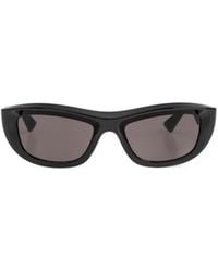 Bottega Veneta - Eyewear Rectangle Frame Sunglasses - Lyst