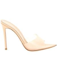 Gianvito Rossi - Pointed-Toe Heeled Sandals - Lyst