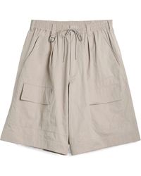Y-3 - Wide-Leg Shorts - Lyst