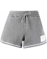 Thom Browne - Loopback Cotton Knitted Shorts - Lyst