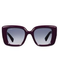 Gucci - Butterfly Frame Sunglasses - Lyst