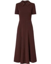 Roland Mouret - Embellished Cady Midi Dress - Lyst