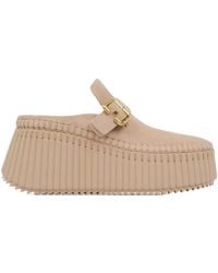 Chloé - Chloé Nama Platform Clogs - Lyst