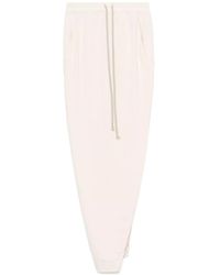 Rick Owens - Drawstring Pull-On Pillar Maxi Skirt - Lyst