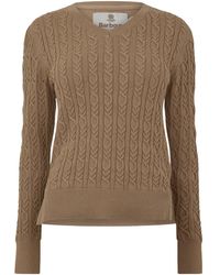 Barbour - Classic V-Neck Knitted Sweater - Lyst
