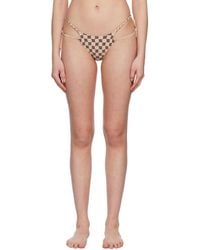 MISBHV - Monogram-Pattern Bikini Bottoms - Lyst
