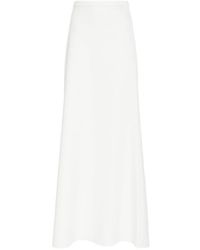 Max Mara - Viscose Blend Jersey Long Skirt - Lyst