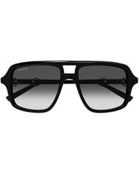 Gucci - Eyewear Navigator Frame Sunglasses - Lyst