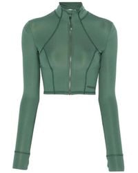 Patrizia Pepe - Exposed-Seam Zip-Up Jacket - Lyst