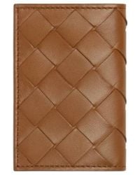 Bottega Veneta - Intrecciato Tiny Tri-Fold Wallet - Lyst