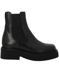 Marni - Square Toe Ankle Boots - Lyst