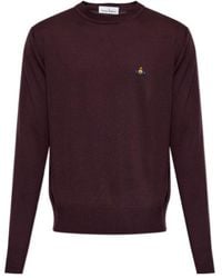 Vivienne Westwood - Long-Sleeve Crew-Neck Sweater - Lyst