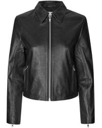 Samsøe & Samsøe - Leather Jackets - Lyst