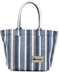 Isabel Marant - Small Yenky Striped Tote Bag - Lyst
