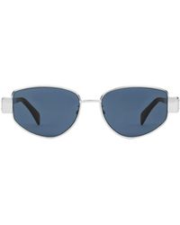 Celine - Triomphe Metal 04 Sunglasses - Lyst