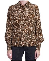 Isabel Marant - Collared Long-Sleeve Shirt - Lyst
