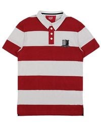 EA7 - Logo Patch Polo Shirt - Lyst