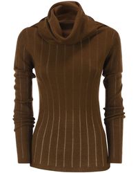 Max Mara - Studio Mstbadesse Fitted Turtleneck Jumper - Lyst
